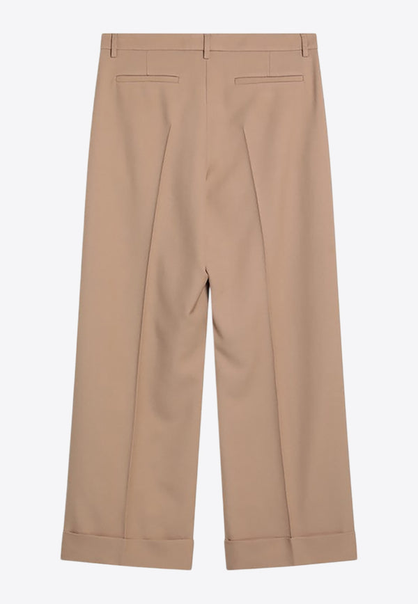 Valentino Tailored Wool Pants 7V3RBJ709EB/R_VALE-9RN Beige