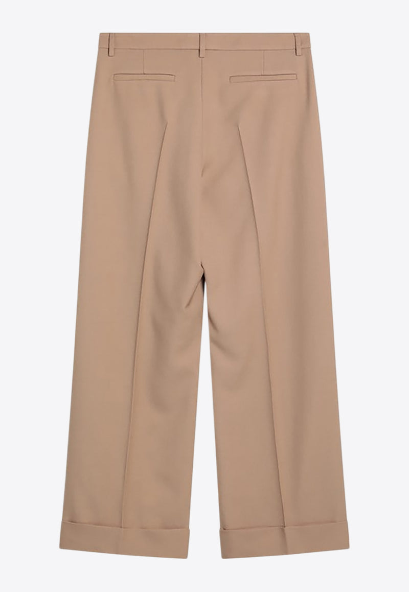Valentino Tailored Wool Pants 7V3RBJ709EB/R_VALE-9RN Beige