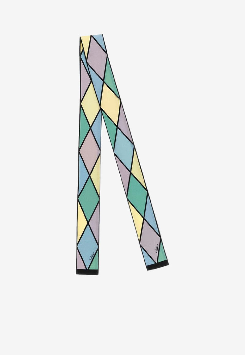 Valentino Rhombelle Silk Scarf  Multicolor 7W0E6017UYI/R_VALE-CGB