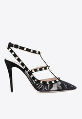 Valentino Rockstud 100 Laced Pumps Black 7W0S0393KKN/R_VALE-0NO