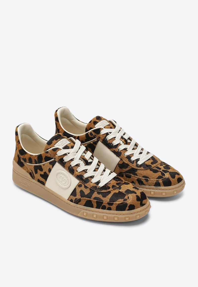 Valentino Upvillage Leopard Print Low-Top Sneakers Brown 7W0S0IL9ZQE/R_VALE-CHP