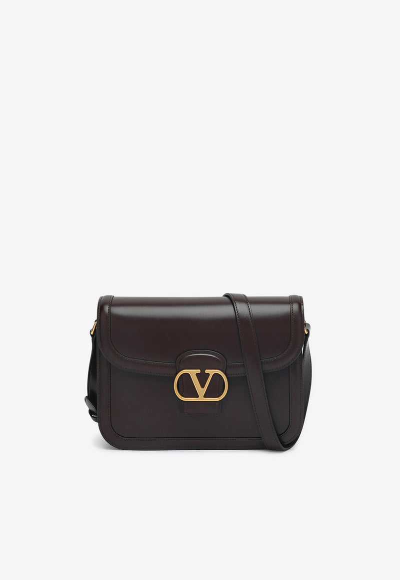 Valentino 9TO5  Calf Leather Crossbody Bag Brown 7W2B0R15UHF/R_VALE-REL