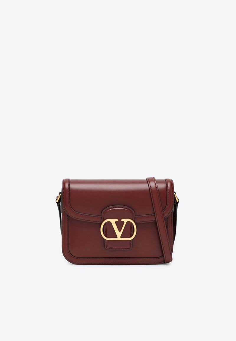 Valentino  Small 9TO5 Calf Leather Shoulder Bag Bordeaux 7W2B0R46UHF/R_VALE-AFJ