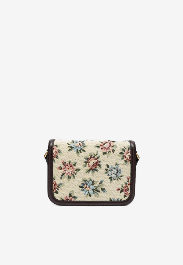 Valentino Small 9TO5 Floral Jacquard Shoulder Bag Multicolor 7W2B0R46VRP/R_VALE-QNN