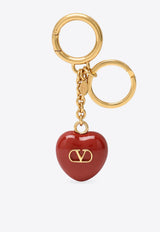 Valentino Coeur Royal Bag Charm with Key-Ring Gold 7W2P0AU2MJP/R_VALE-03Y