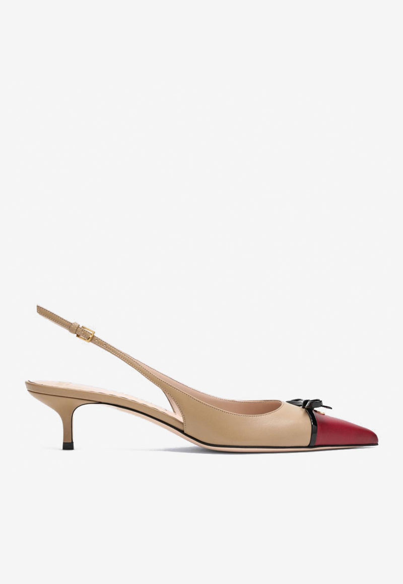 Valentino  Bepointy 60 Leather Pumps Beige 7W2S0LL3YEA/R_VALE-CUB