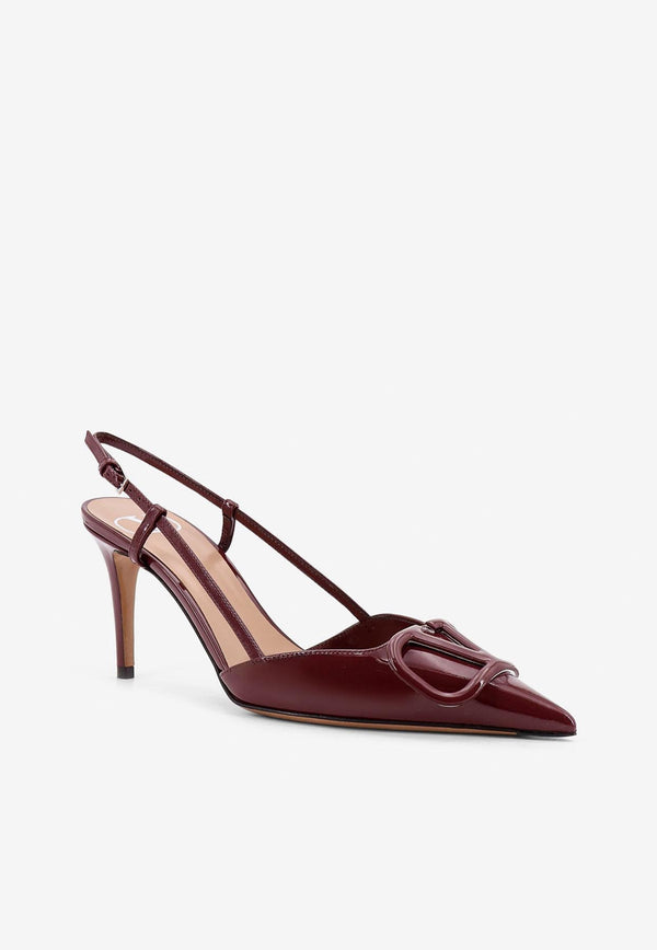 Valentino VLogo 80 Signature Leather Slingback Pumps Bordeaux 7W2S0R01TMKAFD_ROSEWOOD_29840533