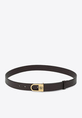 Valentino VLogo Leather Belt Brown 7Y0T0ST8JAQ/R_VALE-CKD