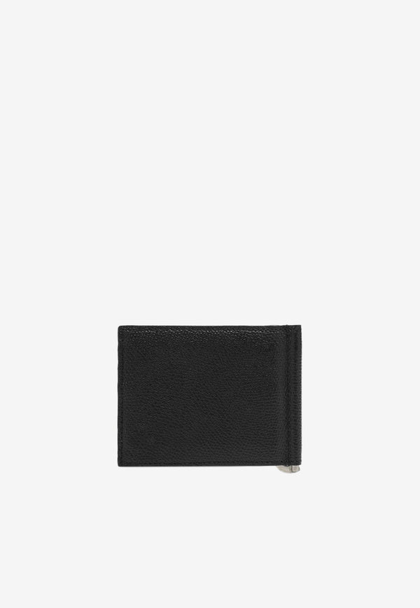 Valentino VLogo Bi-Fold Leather Wallet with Money Clip Black 7Y2P0AP2UAG/R_VALE-0NO