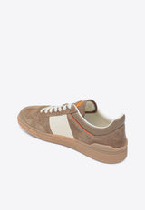 Valentino Upvillage Lace-Up Suede Sneakers Khaki 7Y2S0H77LAL/R_VALE-BSB