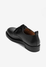 Valentino Punx VLogo Derby Shoes Black 7Y2S0L19NBK/R_VALE-0NO