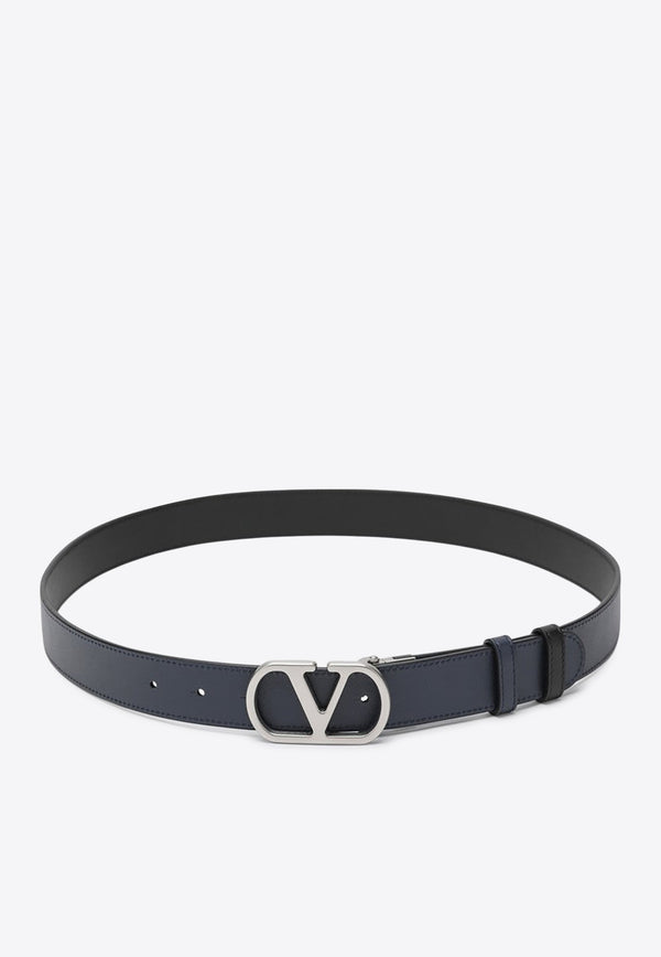 Valentino Reversible VLogo Signature Belt Black 7Y2T0SQ3UPC/R_VALE-M77
