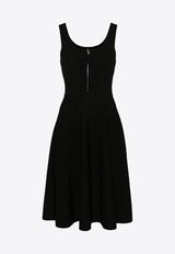 PINKO Sleeveless Flared Dress Black 104009A237_Z99