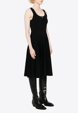 PINKO Sleeveless Flared Dress Black 104009A237_Z99