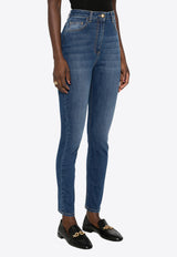 Elisabetta Franchi Basic Skinny Jeans Blue PJ68S46E2_104