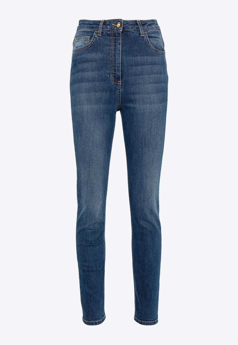 Elisabetta Franchi Basic Skinny Jeans Blue PJ68S46E2_104