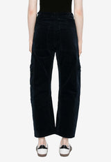 Citizens Of Humanity Marcelle Corduroy Cargo Pants Midnight Blue 2078041_nvy