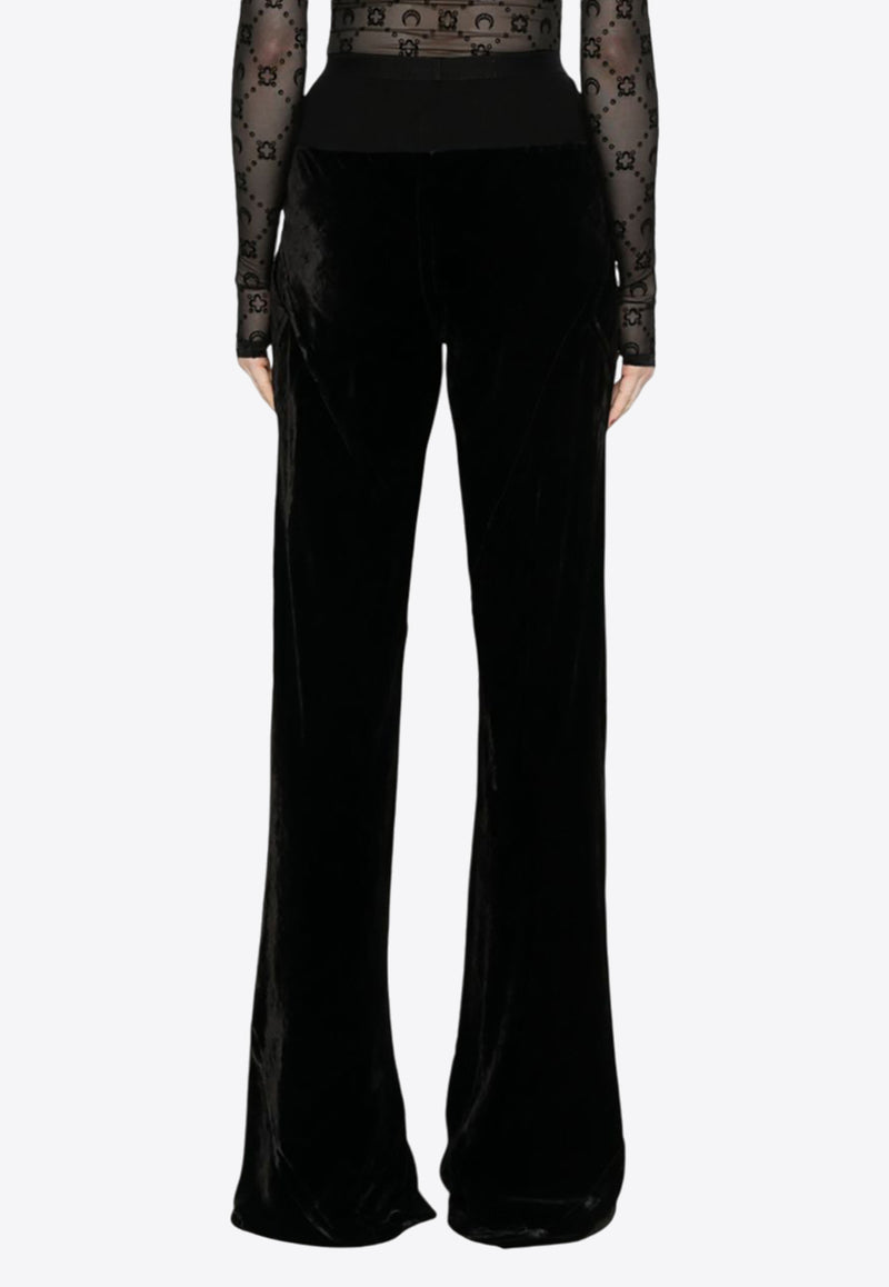 Rick Owens Porterville Velvet Loose Pants Black RP02D3301V_09