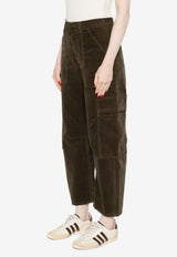 Citizens Of Humanity Marcelle Corduroy Cargo Pants Green 2078041_coste