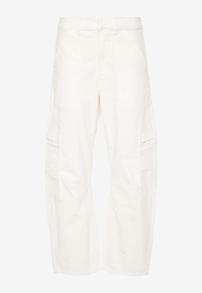 Citizens Of Humanity Marcelle Corduroy Cargo Pants White 2078041_pmina