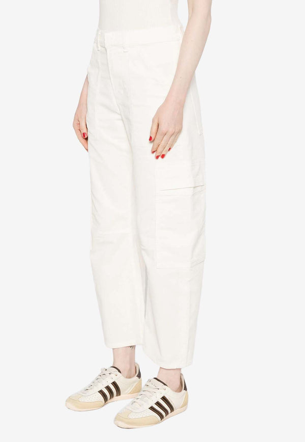 Citizens Of Humanity Marcelle Corduroy Cargo Pants White 2078041_pmina