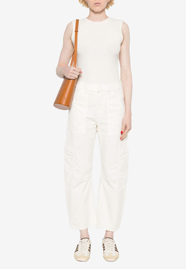 Citizens Of Humanity Marcelle Corduroy Cargo Pants White 2078041_pmina