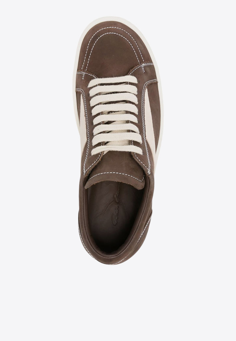 Rick Owens Vintage Paneled Low-Top Sneakers Brown RP02D3888LWNLVS_7411