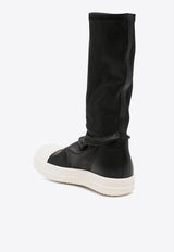 Rick Owens Sock Sneaks High-Top Sneakers Black RP02D3895LS_911