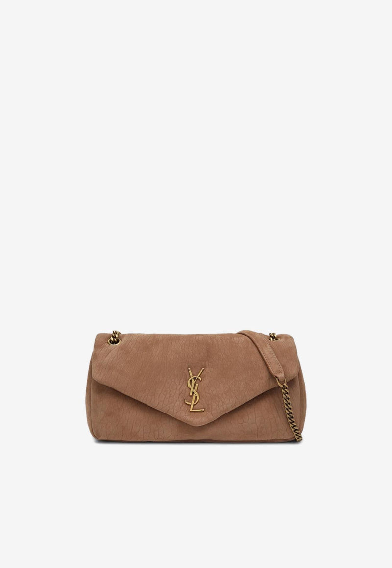 Saint Laurent Calypso Leather Crossbody Bag Caramel 800916AAEEL/Q_YSL-2374