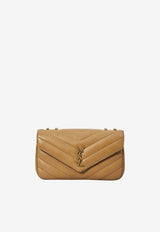 Saint Laurent Medium Loulou Quilted Leather Shoulder Bag Tan 801439-AAEAX-2357