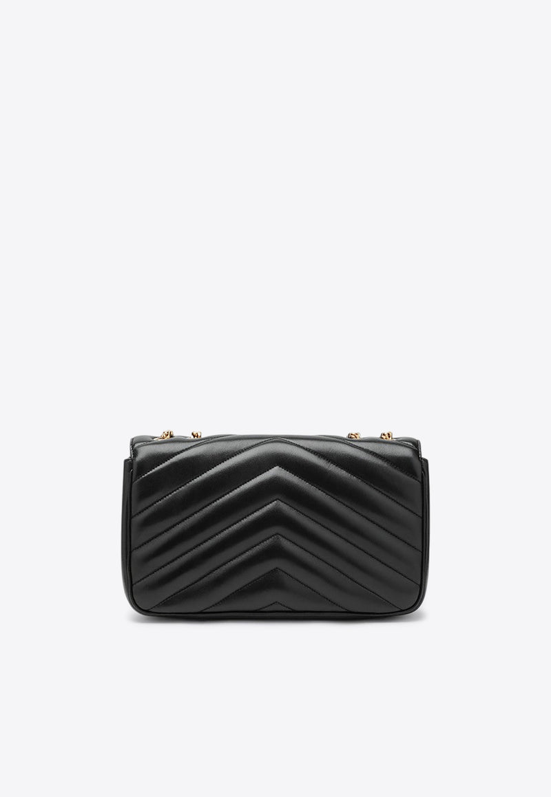 Saint Laurent Medium Loulou Quilted Leather Shoulder Bag Black 801439AAEAX/R_YSL-1000