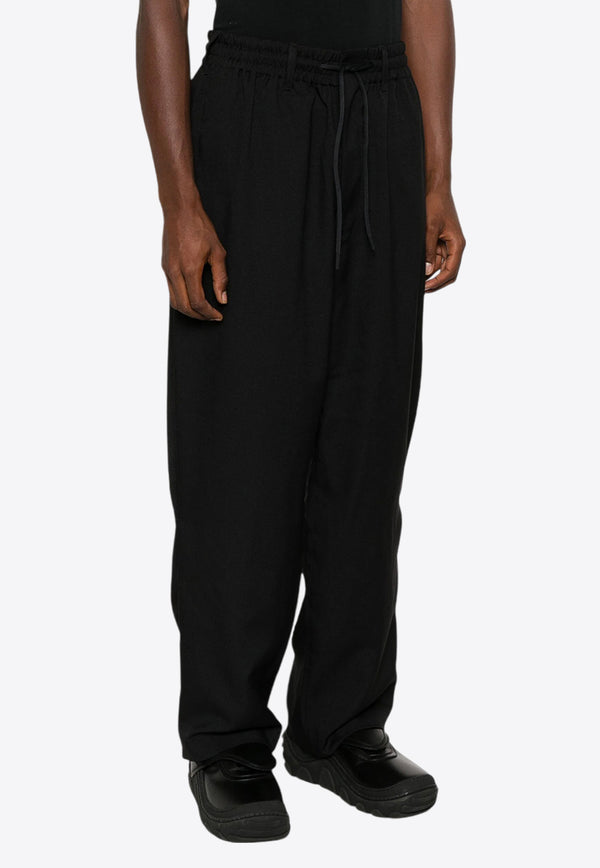 Y-3 3-stripes Straight-Leg Pants Black JD9791_BLACK