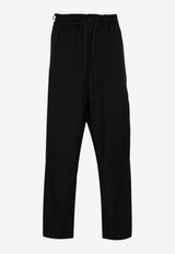 Y-3 3-stripes Straight-Leg Pants Black JD9791_BLACK