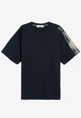 Stone Island Logo Print Short-Sleeved T-shirt 80152RC85NAVY