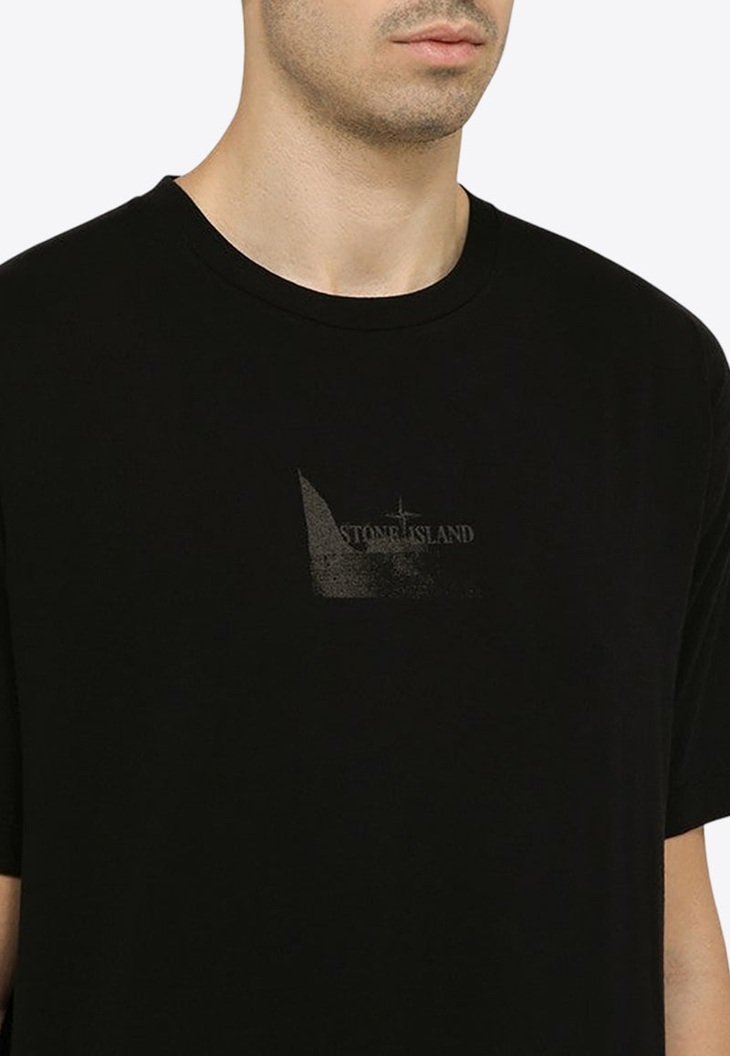 Stone Island Logo-Printed Crewneck T-shirt 80152RC88/O_STONE-V0029