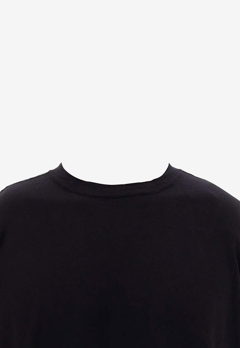 Stone Island Logo Patch Long-Sleeved T-shirt Black 8015502B0_000_A0029