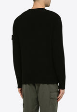 Stone Island Logo-Patch Knitted Sweater 8015514D8/O_STONE-V0029