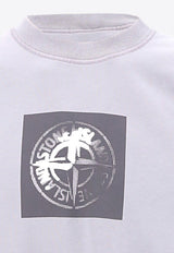 Stone Island Compass Print Sweatshirt Blue 801566559_000_V0064