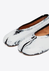 Maison Margiela Tabi Leather Ballet Flats White S58WZ0127P4162_H1532