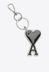 AMI PARIS Ami De Coeur Key-Ring Silver UKR906363_001