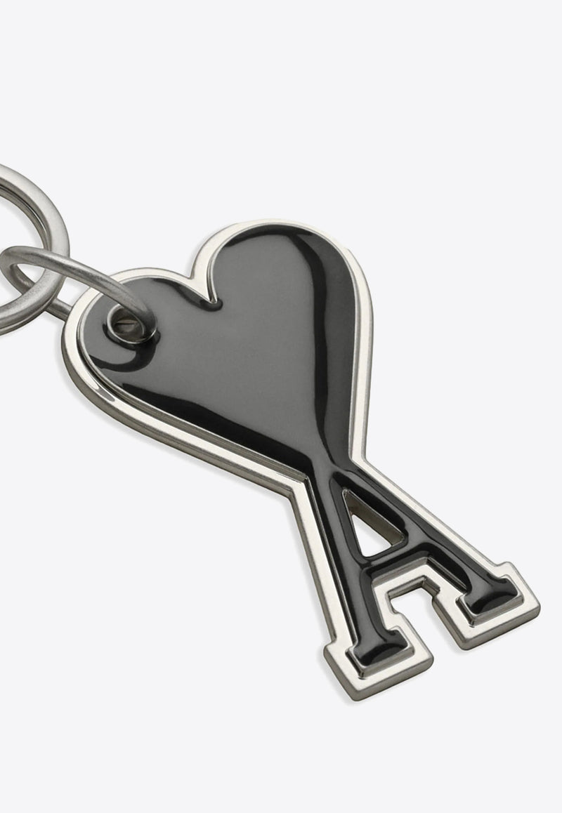 AMI PARIS Ami De Coeur Key-Ring Silver UKR906363_001