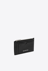 Balenciaga Superbusy Leather Zip Cardholder Black 8018302AA9Z/P_BALEN-1000