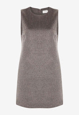 P.A.R.O.S.H Leak Mini Felted Dress  Taupe D721961LEAK24_008