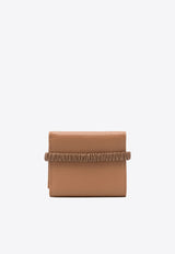 Miu Miu Small Tri-Fold Leather Wallet Caramel 5MH0512CSK_F03WA