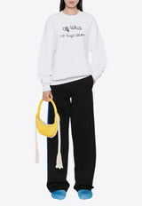 Off-White Typed Logo Crewneck Sweatshirt White OWBA055F24FLE004_0110