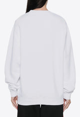 Off-White Typed Logo Crewneck Sweatshirt White OWBA055F24FLE004_0110