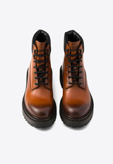 Prada Leather Work Boots Brown 2TE205FG0013G21_F0046