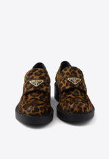 Prada Leopard Print Calf Hair Loafers Brown 1D246MFDG50XRY_F0151