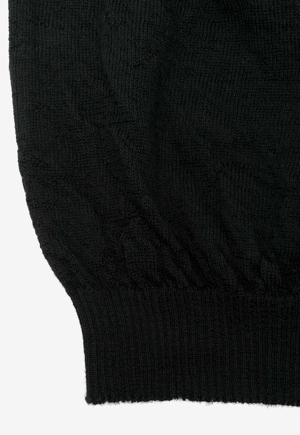 Rick Owens Cashmere Medium Knit Beanie  Black RU02D6494WS_09