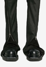 Rick Owens DRKSHDW Bolan Banana Jeans with Zip Detail Black DU02D2363SBW_99